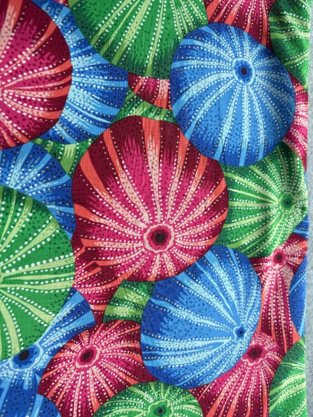 Kaffe Fassett FreeSpirit Sea Urchin Quilting Fabric 1/2 yard x 44" Cotton Colorf
